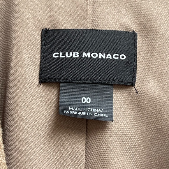 Club Monaco Camel Wool Blazer Jacket 00 - Picture 5 of 5